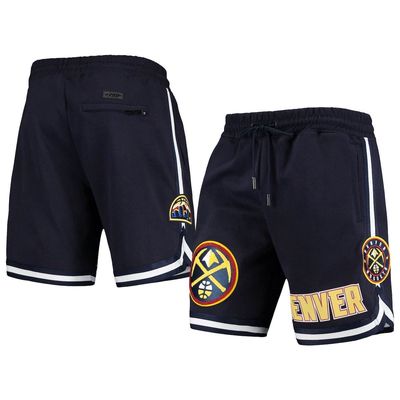 Men's Pro Standard Navy Denver Nuggets Chenille Shorts