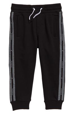 GIVENCHY KIDS ' Chain Logo Print Fleece Sweatpants in 09B Black