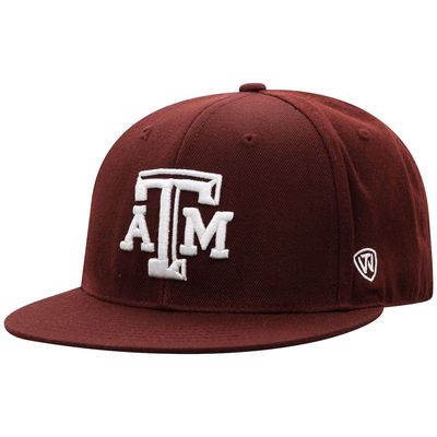 Men's Top of the World Maroon Texas A & M Aggies Team Color Fitted Hat
