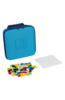 Plus-Plus USA Building Block Travel Case in Blue