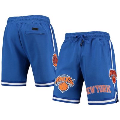 Men's Pro Standard Blue New York Knicks Chenille Shorts