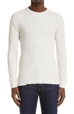 Double RL Thermal Long Sleeve T-Shirt in Oatmeal Heather