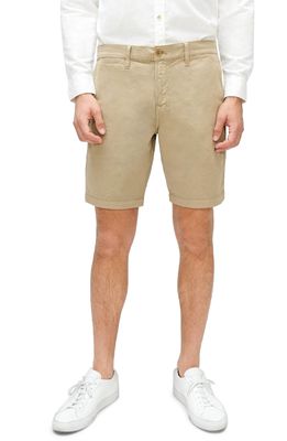 7 For All Mankind Go-To Slim Fit Chino Shorts in Khaki
