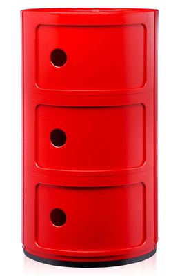 Kartell Componibili Set of Drawers in Red