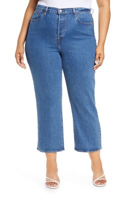 levi's Ribcage Ankle Straight Leg Jeans in Jive Beats