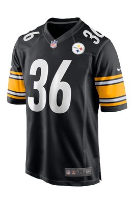 Men's Nike Jerome Bettis Black Pittsburgh Steelers Retired Player Game Jersey Size: Small