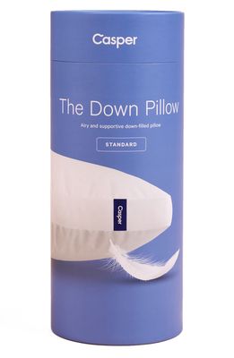 Casper Down Pillow in White