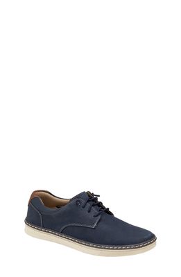 Johnston & Murphy Kids' McGuffey Plain Toe Derby in Navy Oiled