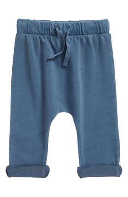 Nordstrom Grow with Me Organic Cotton Drawstring Pants in Blue Del Mar