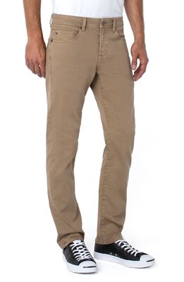 Liverpool Los Angeles Regent Relaxed Straight Leg Twill Pants in Rye