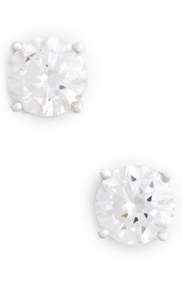 Lafonn Simulated Diamond Stud Earrings in Silver/Clear