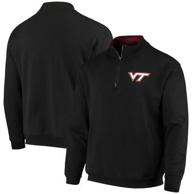 Men's Colosseum Black Virginia Tech Hokies Tortugas Logo Quarter-Zip Jacket