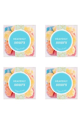 sugarfina Heavenly Sours Set of 4 Candy Cubes in Blue