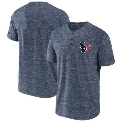 Men's NFL x Darius Rucker Collection by Fanatics Navy Houston Texans Slub Henley T-Shirt