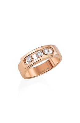 Messika Move Noa Diamond Band Ring in Rose Gold