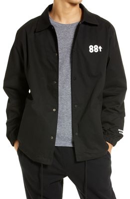 88RISING Men's 88Core Coach's Jacket in Black