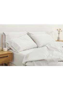 Casper Sateen 276 Thread Count Organic Cotton Pillowcase in White