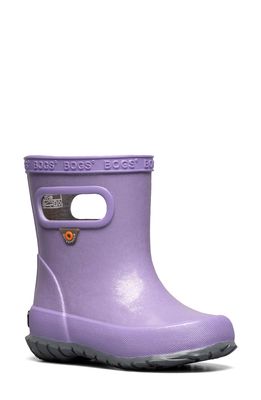 Bogs Skipper Glitter Waterproof Rain Boot in Lilac