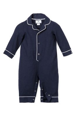 Petite Plume One-Piece Pajamas in Navy