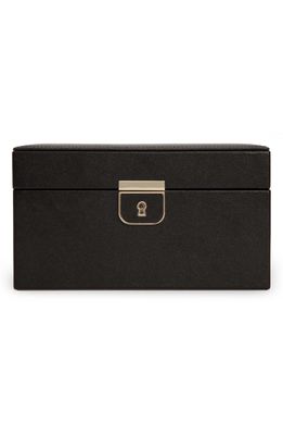 WOLF Palermo Small Jewelry Box in Black