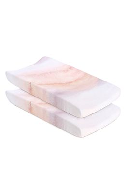 Oilo Sandstone 2-Pack Jersey Changing Pad Covers