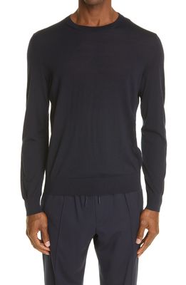 ZEGNA High Performance Wool Sweater in Navy