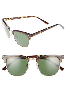 Brightside Copeland 51mm Sunglasses in Golden Tortoise/Green