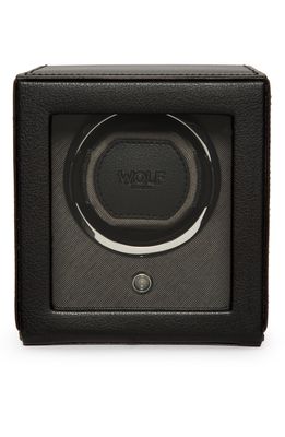 WOLF Cub Single Watch Winder in Black