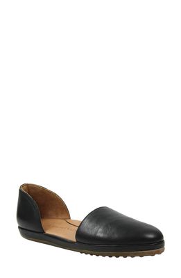 L'Amour des Pieds Yemina Flat in Black Leather