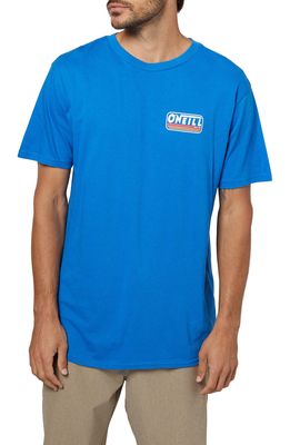 O'Neill Ride On Logo Graphic Tee in Blue