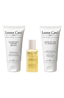 Leonor Greyl PARIS Luxury Travel Kit for Color Treated Hair in No Colro