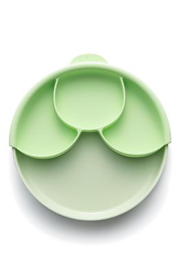 Miniware Healthy Meal Plate in Keylime/Keylime