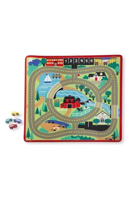 Melissa & Doug 'Round the Town' Road Rug in Green