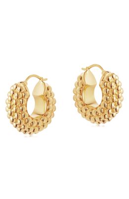 Missoma Bayu Hoop Earrings in Gold