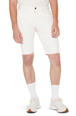 FRAME Men's Relaxed Denim Shorts in Au Natural Grind