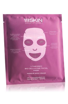 111SKIN 5-Count Y Theorem Bio Cellulose Face Mask