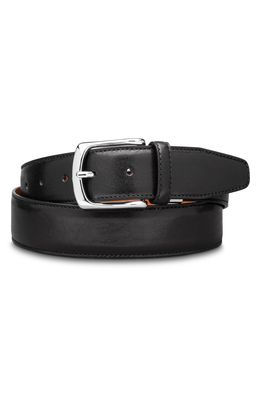 Bosca Roma Leather Belt in Black