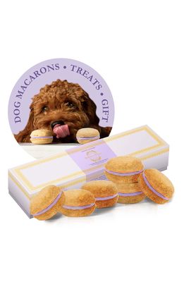 BONNE ET FILOU Lavender Macarons Dog Treats in Brown/Lavender