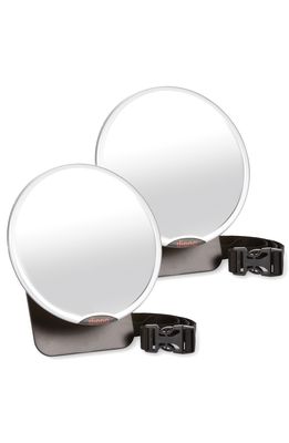 Diono Set of 2 Easy View Adjustable Back Seat Mirrors in Silver