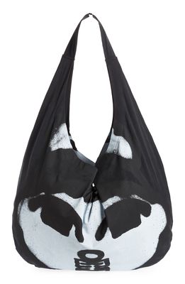 Givenchy Graffiti Maxi Shopper Cotton Tote Bag in Black