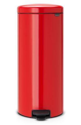 Brabantia Newicon Step Can 8-Gallon Trash Can in Passion Red