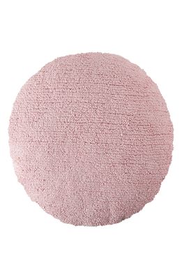 Lorena Canals Big Dot Recycled Cotton Blend Cushion in Pink