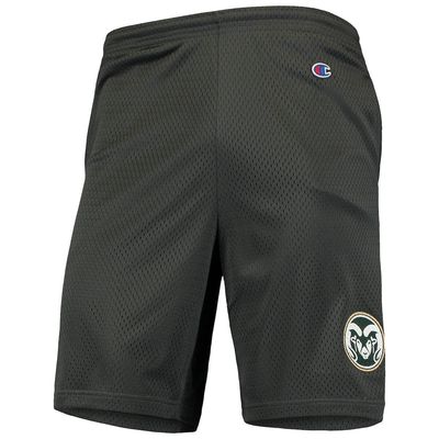 Men's Champion Charcoal Colorado State Rams College Mesh Shorts