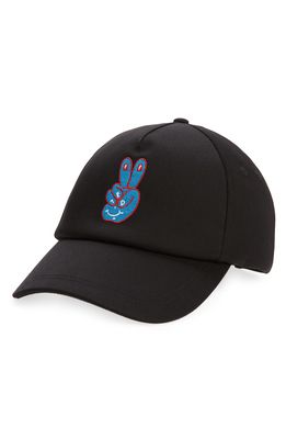 Ted Baker London Logaan Peace Sign Cap in Black