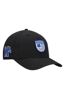 Black Clover Men's Black Memphis Tigers Nation Shield Snapback Hat