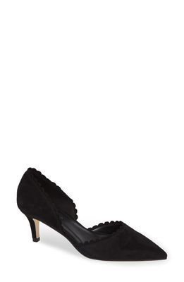 Pelle Moda Kenny d'Orsay Pump in Black Suede