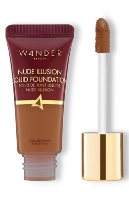 Wander Beauty Nude Illusion Liquid Foundation in Deep