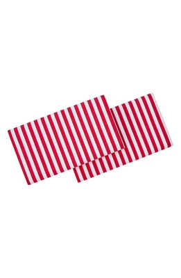Marimekko Ajo Set of 2 Stripe 200 Thread Count Pillowcases in Red