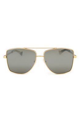 Grey Ant 60mm Dempsey Square Sunglasses in Gold/Silver
