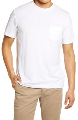 Peter Millar Seaside Pocket T-Shirt in White